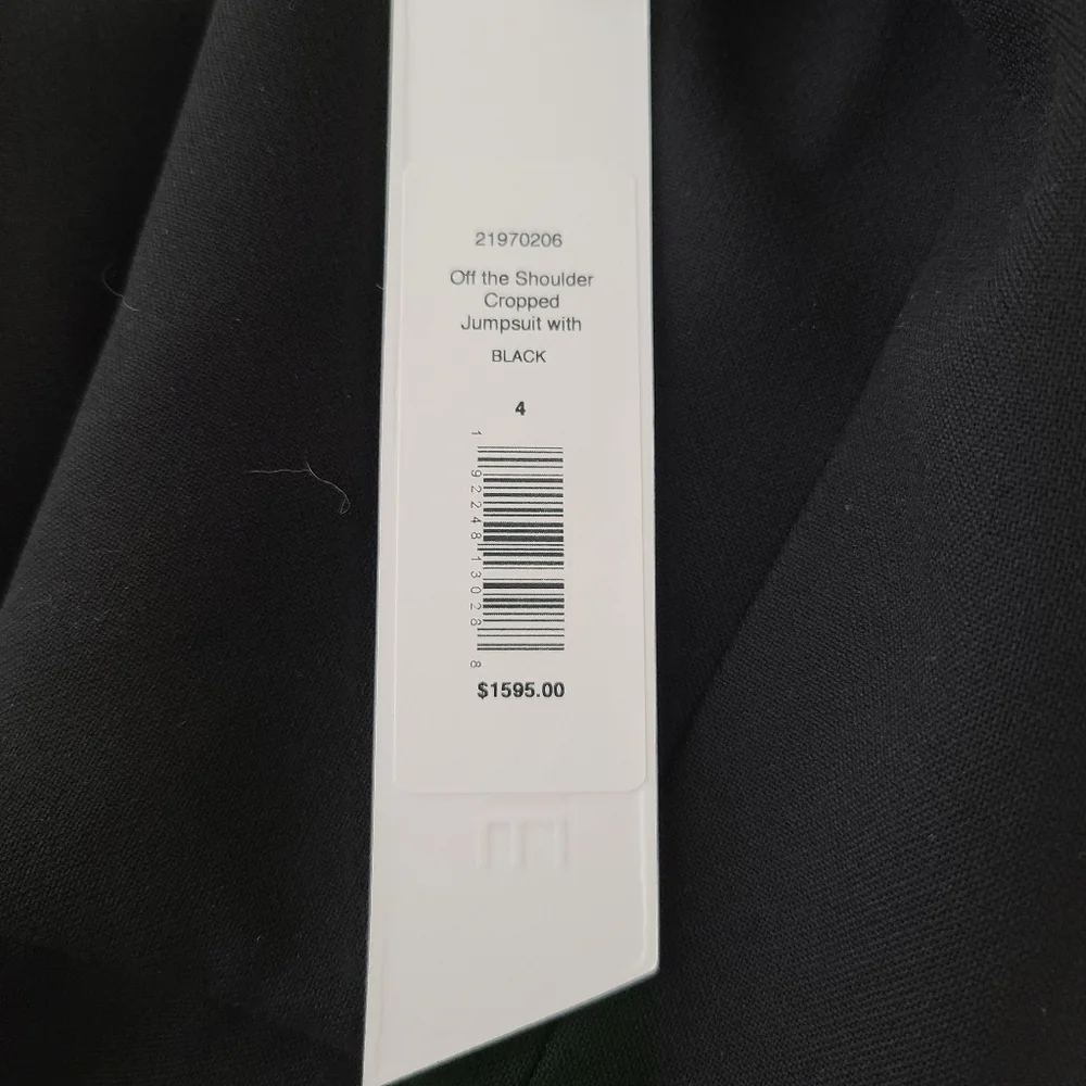 Cushnie et Ochs Off Shoulder Cropped Jumpsuit - Picture 5 of 7